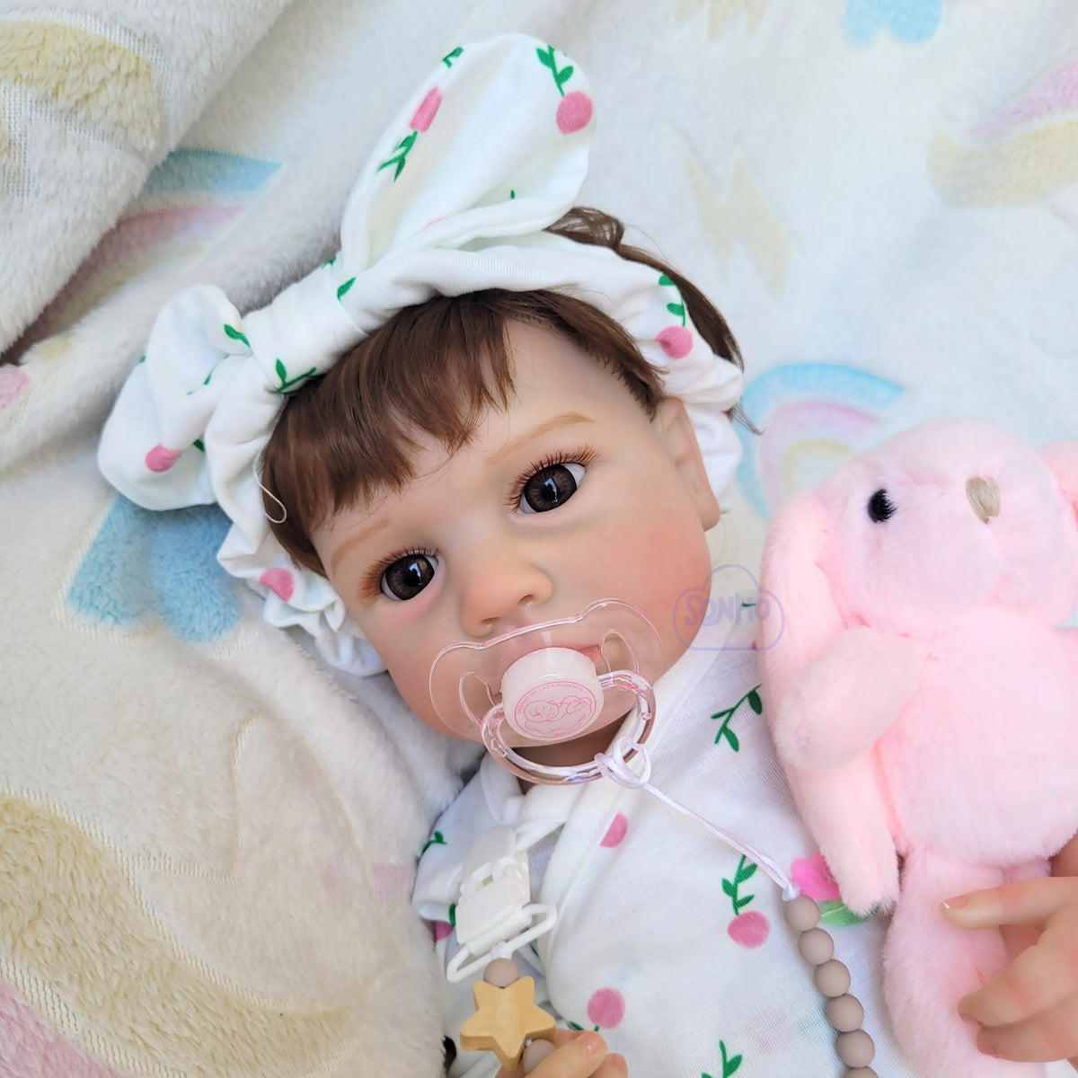 Bebê Reborn Realista Aurora Vinil Siliconado Macio