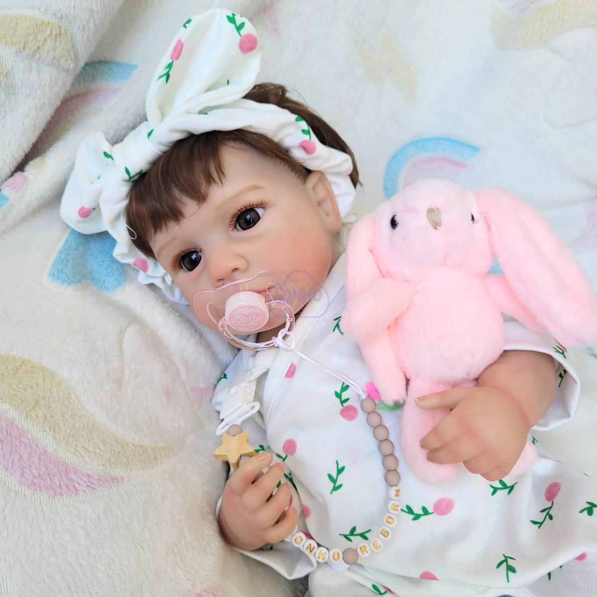 Bebê Reborn Realista Aurora Vinil Siliconado Macio