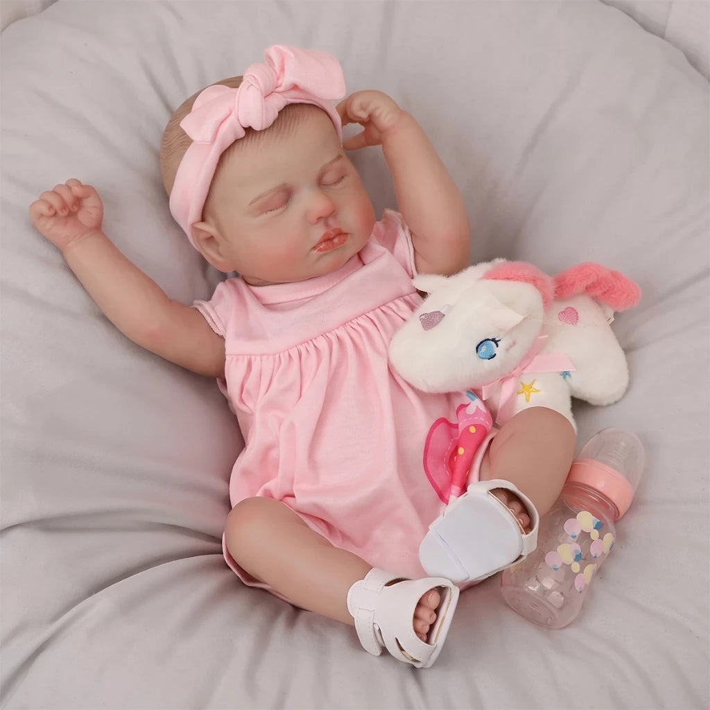 Bebe-Reborn-Realista-Noemi-Vinil-Siliconado-Macio-48cm-Sonho-Reborn