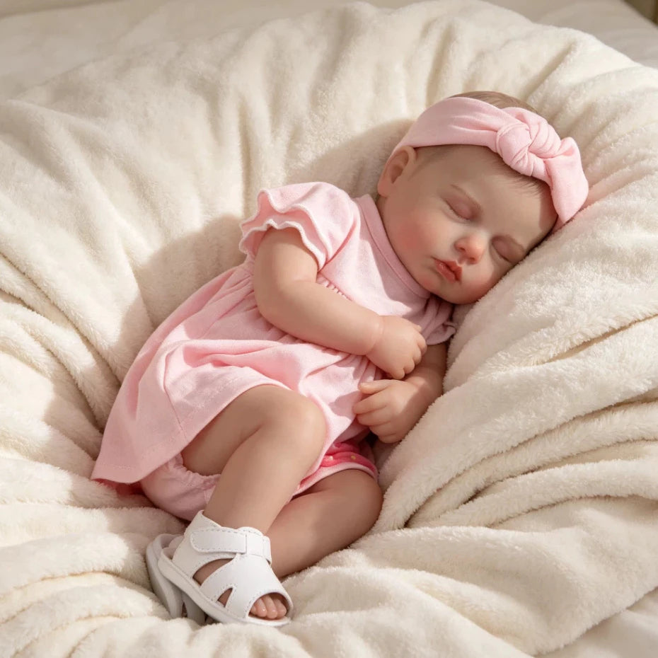 Bebe-Reborn-Realista-Noemi-Vinil-Siliconado-Macio-48cm-Sonho-Reborn