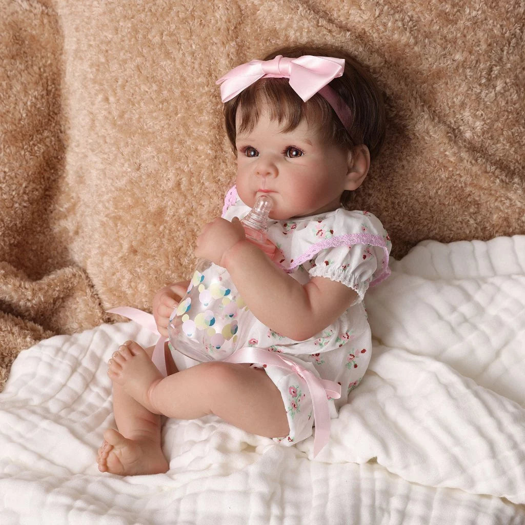 Bebe-Reborn-Realista-cecilia-Vinil-Siliconado-Macio-48cm-Sonho-Reborn