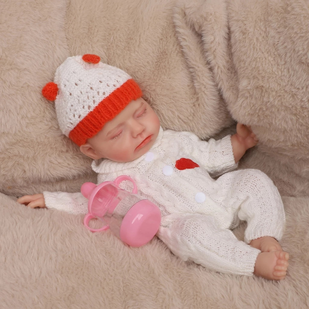 Bebê Reborn HIper Realista Maria Lucia Silicone Sólido Molinho