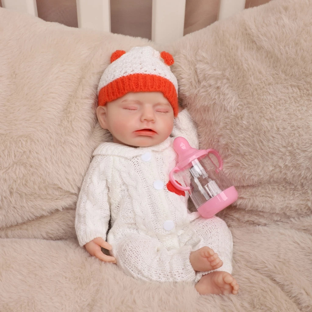 Bebê Reborn HIper Realista Maria Lucia Silicone Sólido Molinho