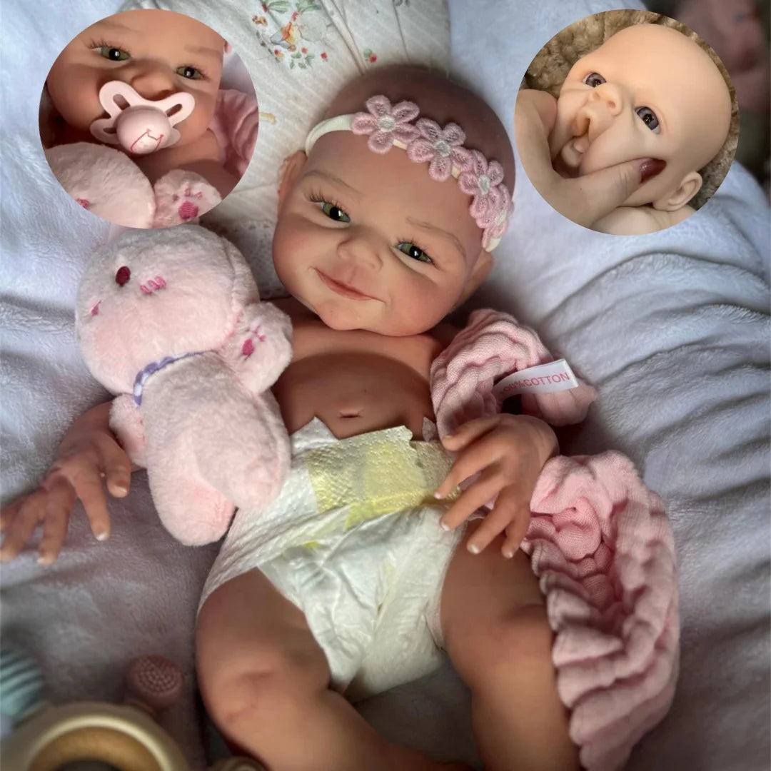 Bebê Reborn Silicone Sólido Corpo Inteiro