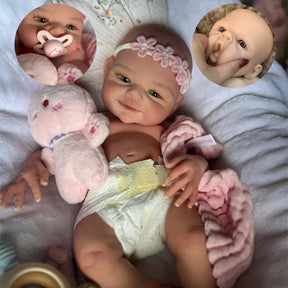 Bebê Reborn Silicone Sólido Corpo Inteiro