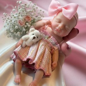 Mini_Bebe_Reborn_Belinha_Silicone_Solido_Corpo_Molinho_Sonho_Reborn