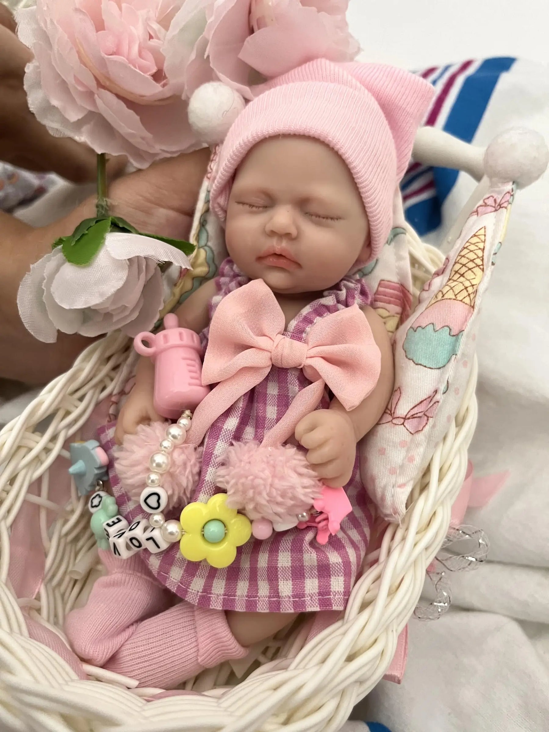 Mini_Bebe_Reborn_Mirelinha_Silicone_Solido_Corpo_Molinho_Sonho_Reborn