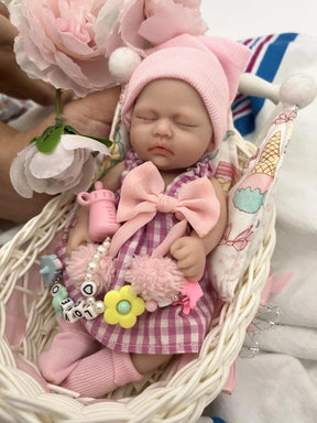 Mini_Bebe_Reborn_Mirelinha_Silicone_Solido_Corpo_Molinho_Sonho_Reborn