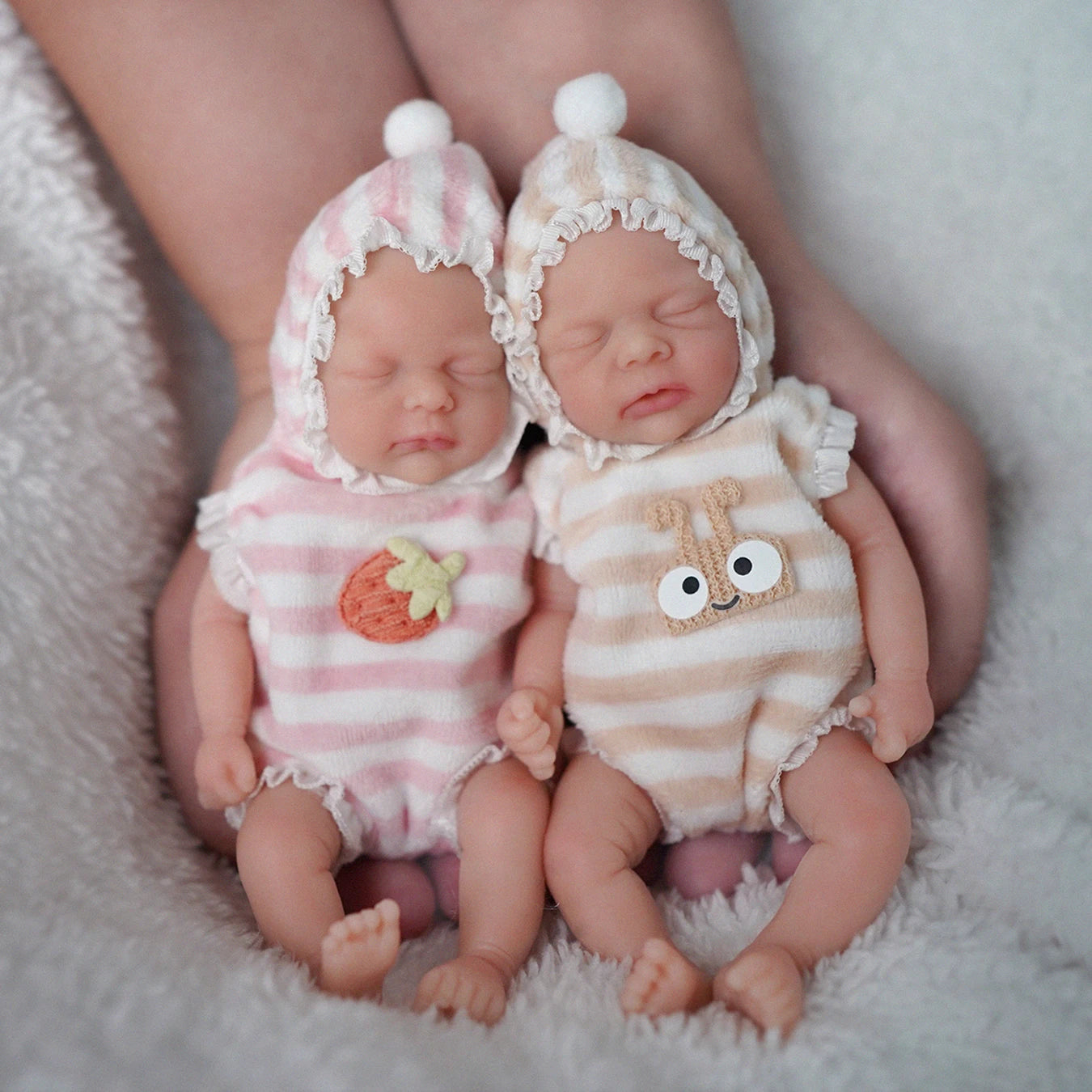 Mini_Bebes_Reborn_Irmaos_Gael_e_Clara_Silicone_Solido_sonho_reborn