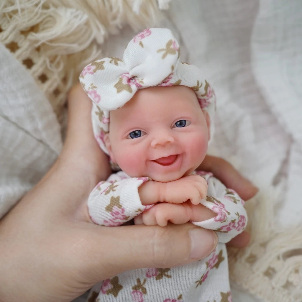 Mini_bebe_Reborn_Hiper_Realista_Stella_Silicone_Solido_Molinho_sonho_reborn