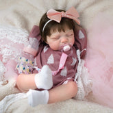 Bebê Reborn Realista Ariela Vinil Siliconado Macio 48cm