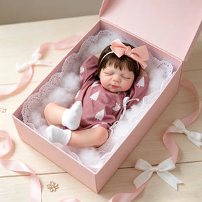 Bebê Reborn Realista Ariela Vinil Siliconado Macio 48cm