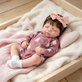 Bebê Reborn Realista Ariela Vinil Siliconado Macio 48cm