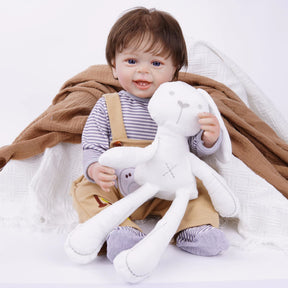 Bebê Reborn Realista Dante Vinil Siliconado Macio 55cm