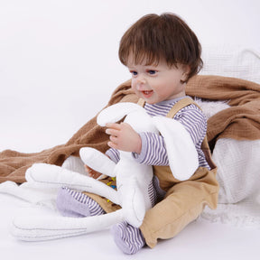 Bebê Reborn Realista Dante Vinil Siliconado Macio 55cm