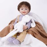 Bebê Reborn Realista Dante Vinil Siliconado Macio 55cm